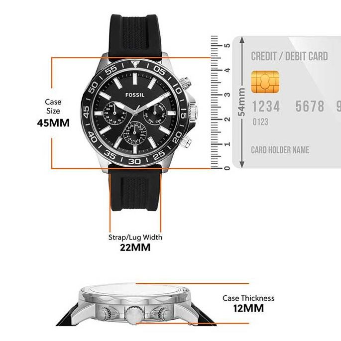 Fossil Bannon Quartz Black Dial