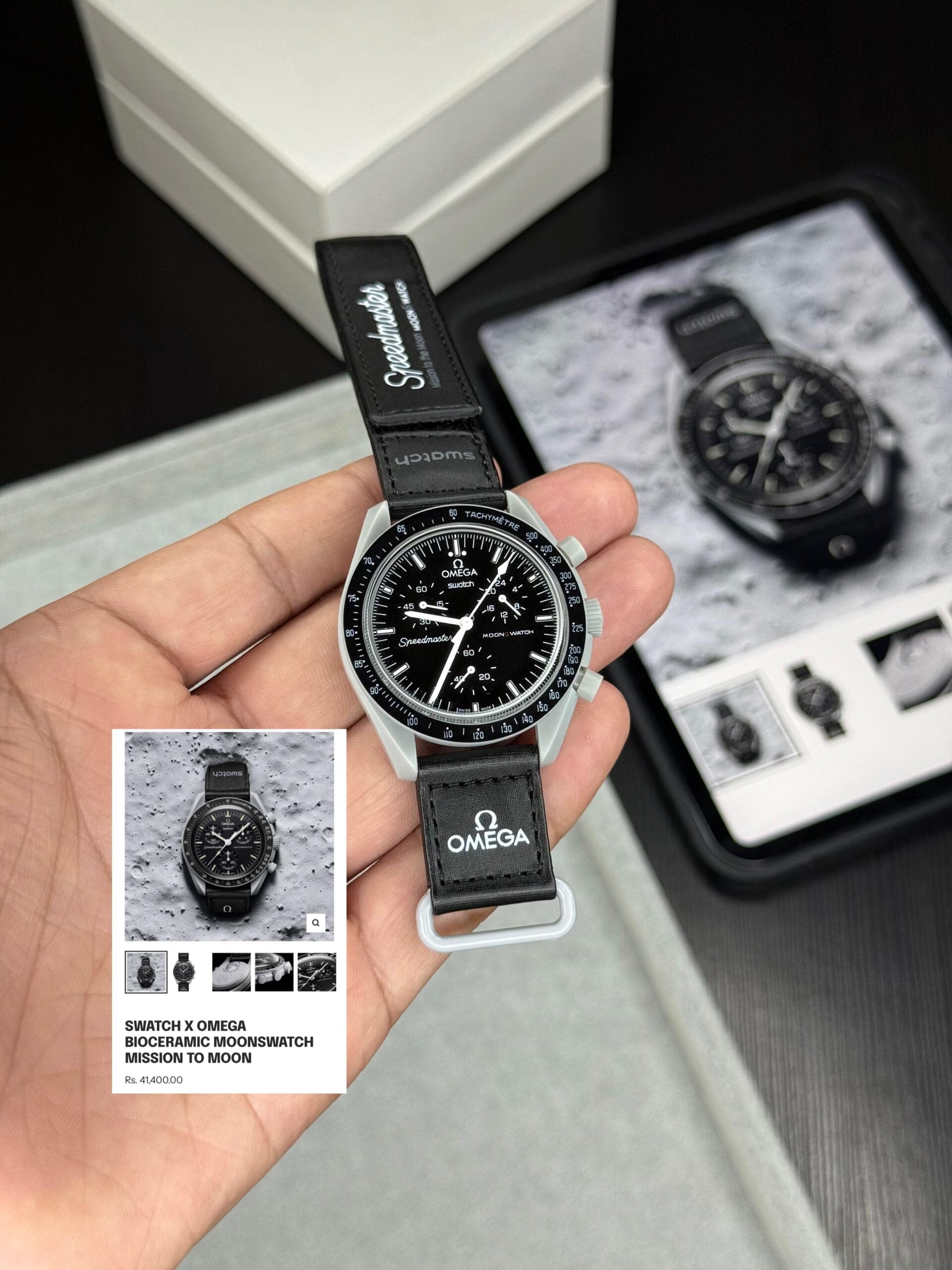 Omega Swatch Bioceramic Moonswatch