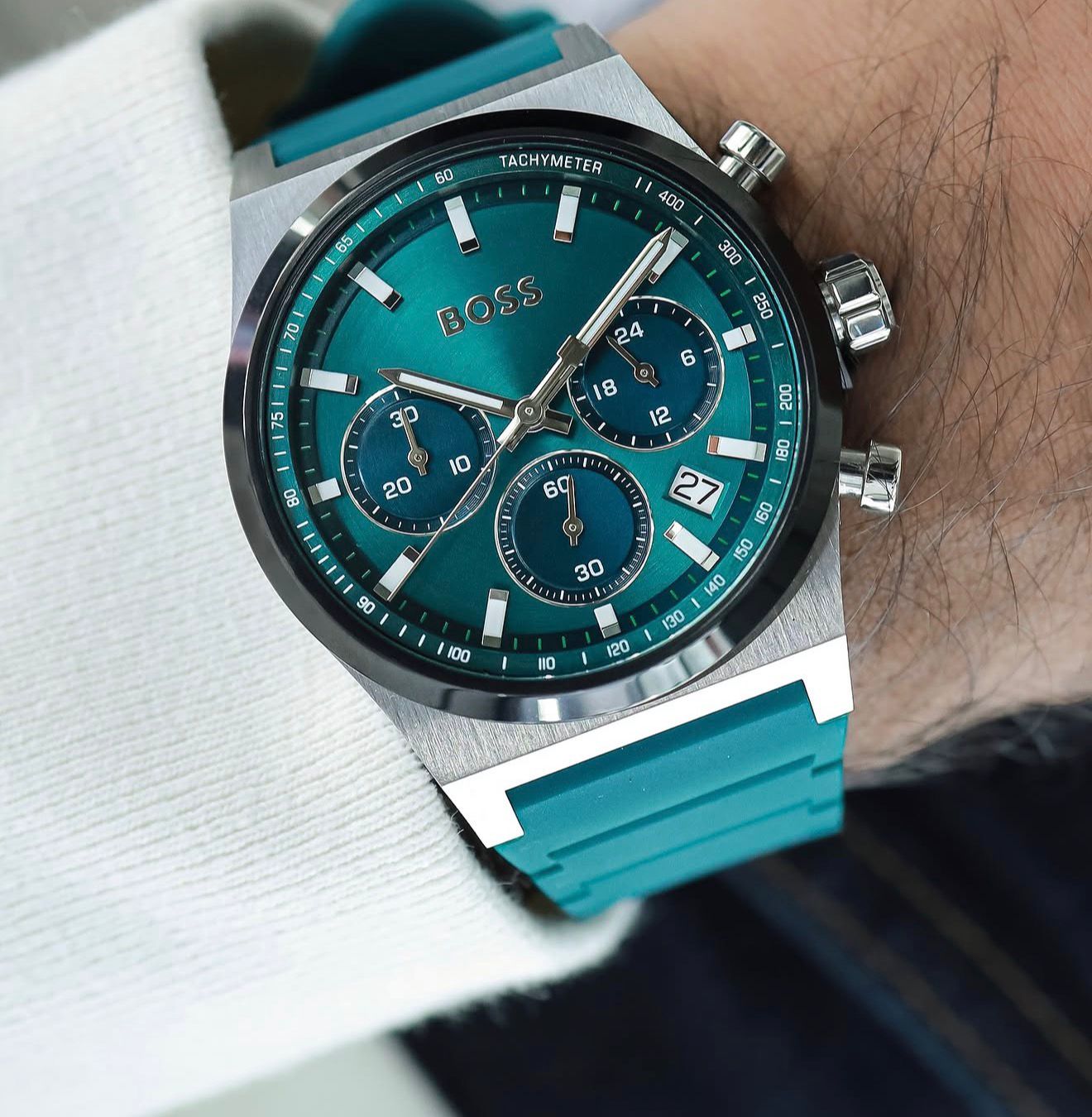 Hugo Boss Candor Chrono Blue Dial