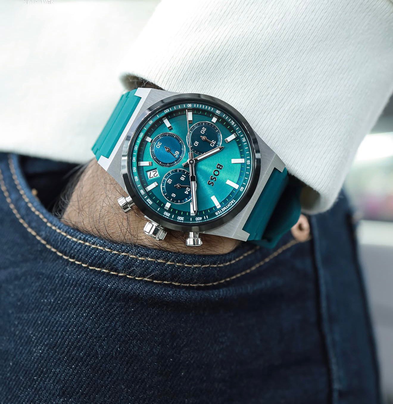 Hugo Boss Candor Chrono Blue Dial