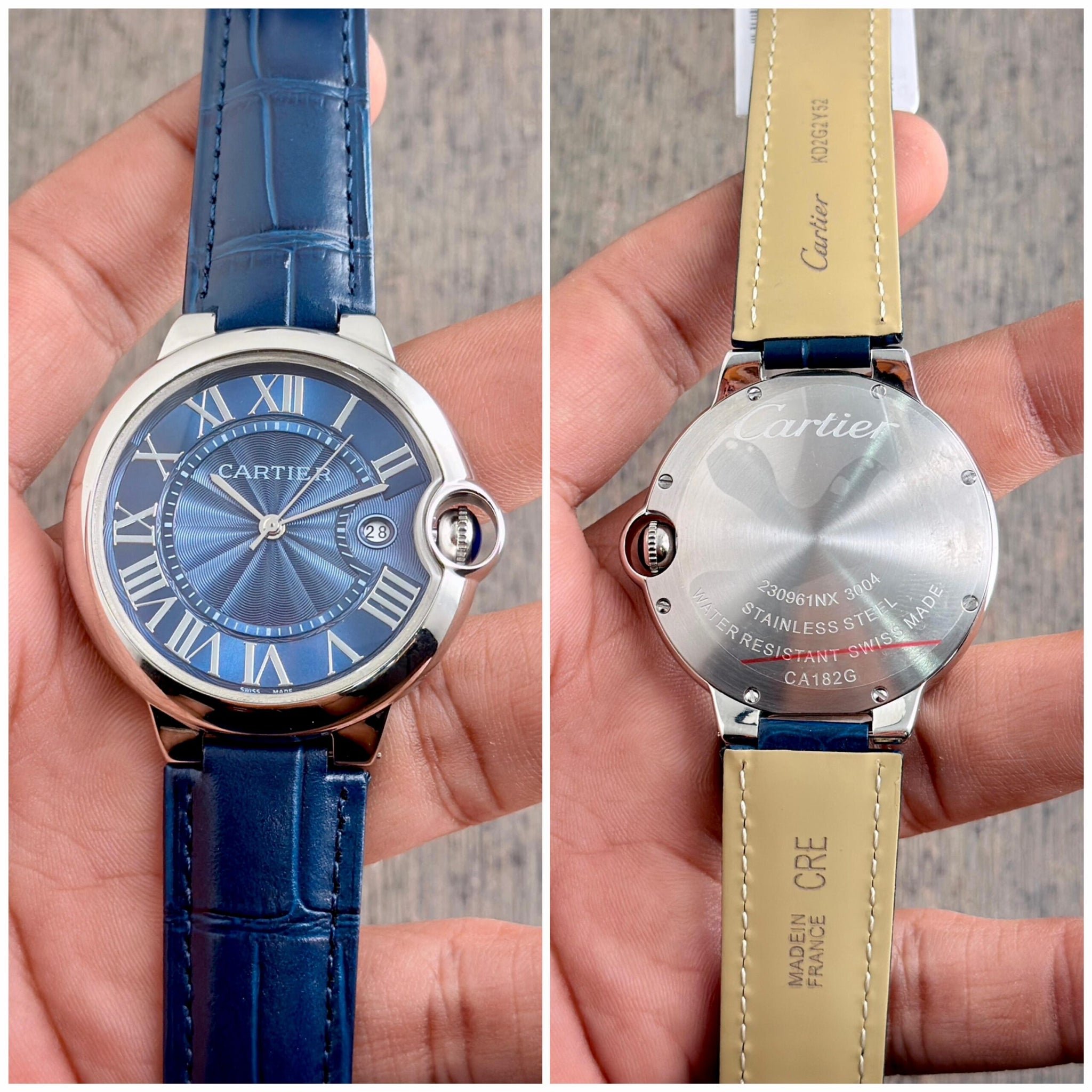 Cartier Ballon Bleu 42MM Blue Dial
