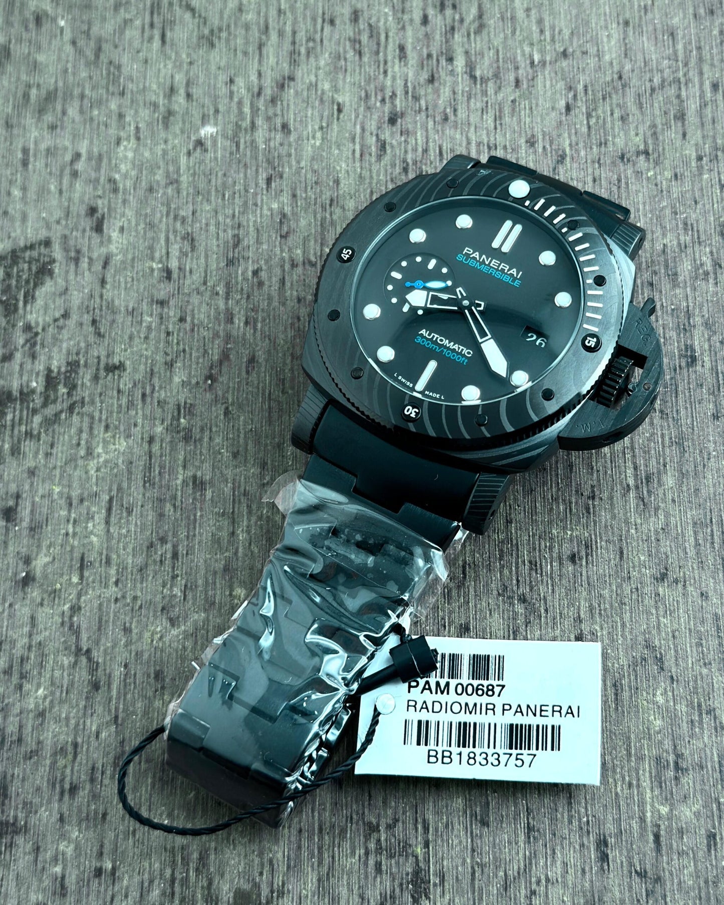 Panerai Submersible Black Automatic