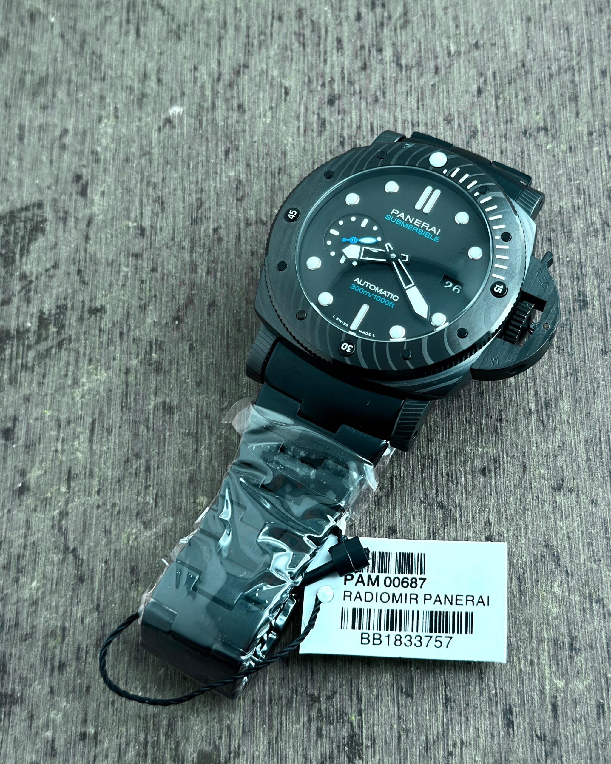 Panerai Submersible Black Automatic