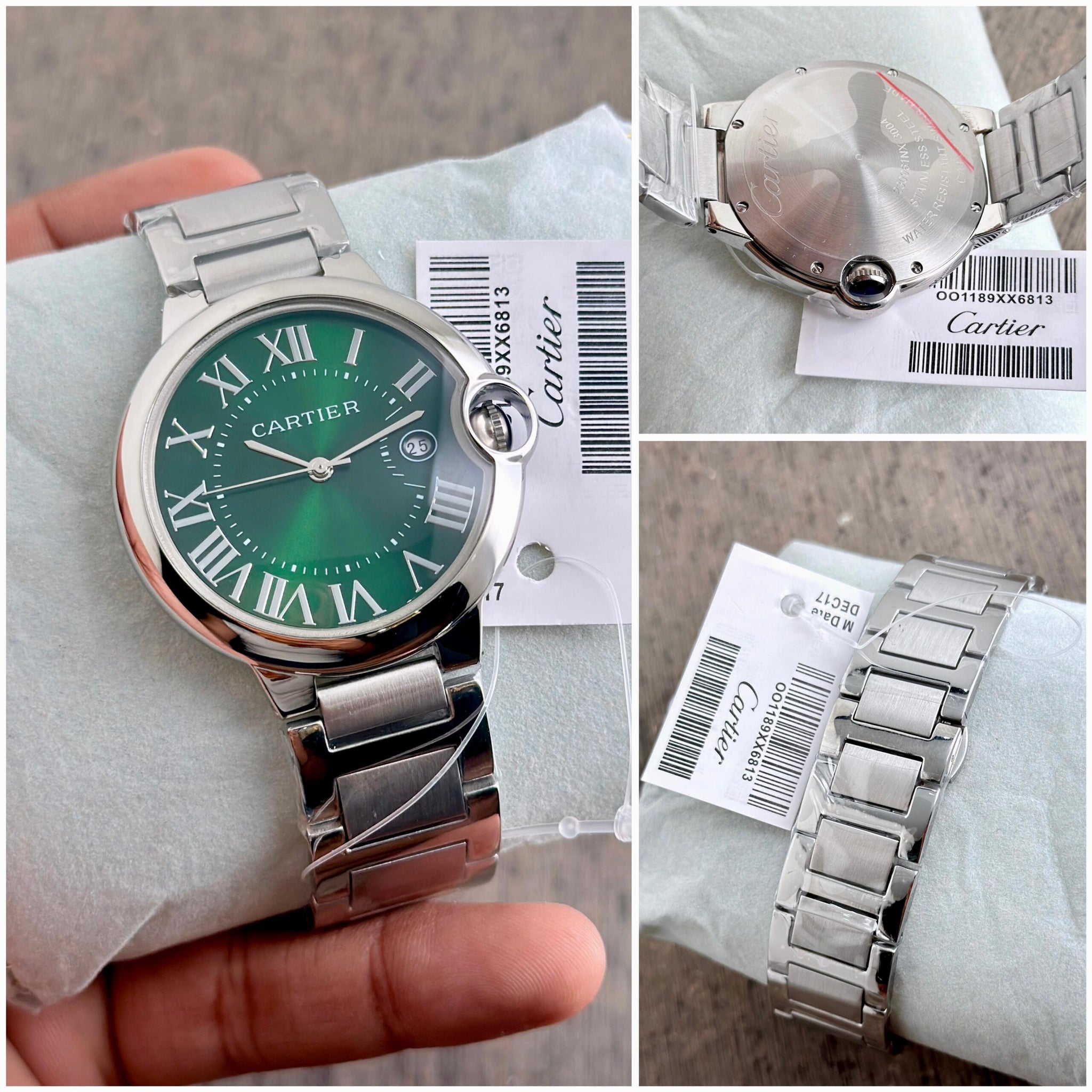 Cartier Ballon Bleu 42MM Green Dial