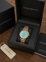Emporio Armani Slim Ice Blue Dial