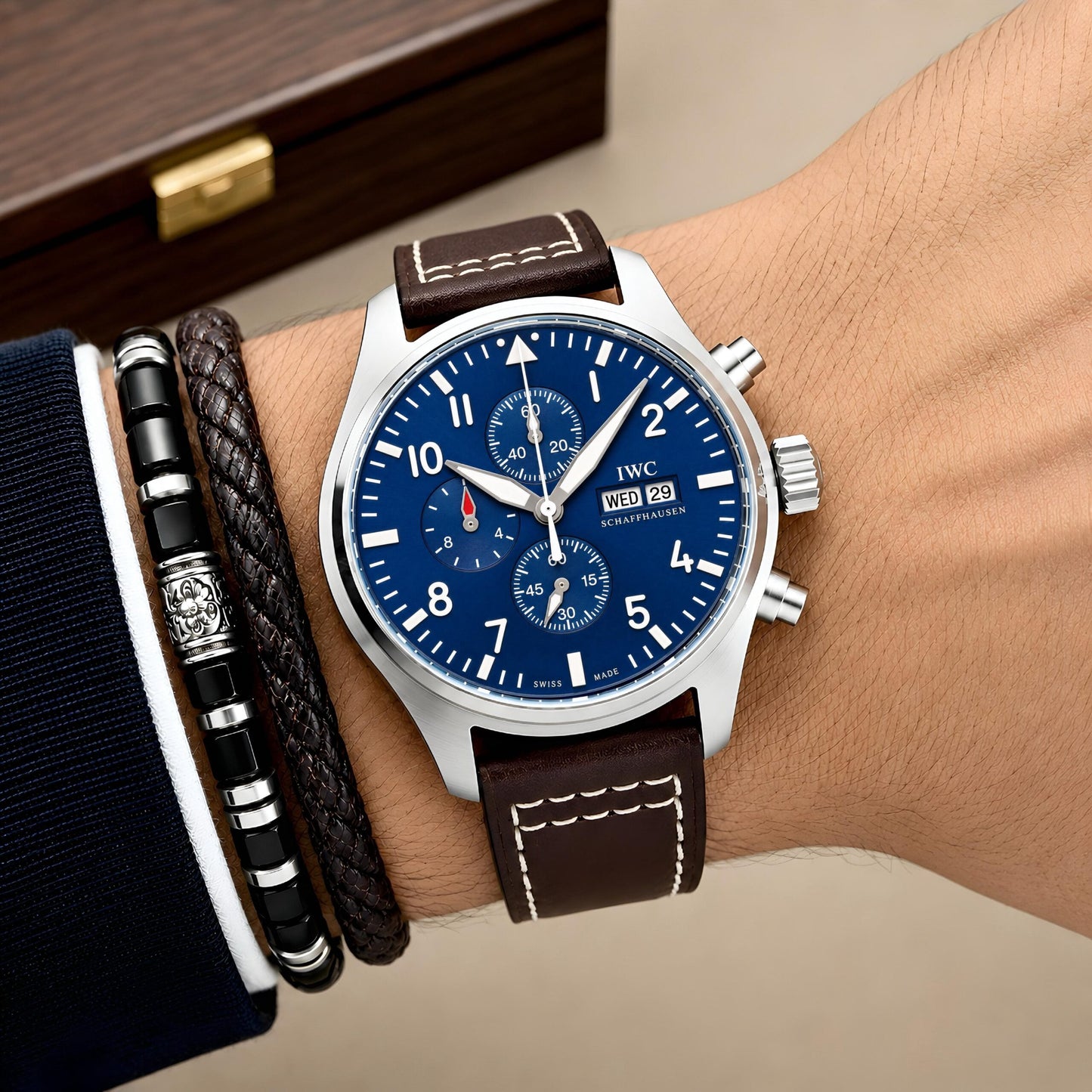 IWC Pilot Chronograph Blue Edition