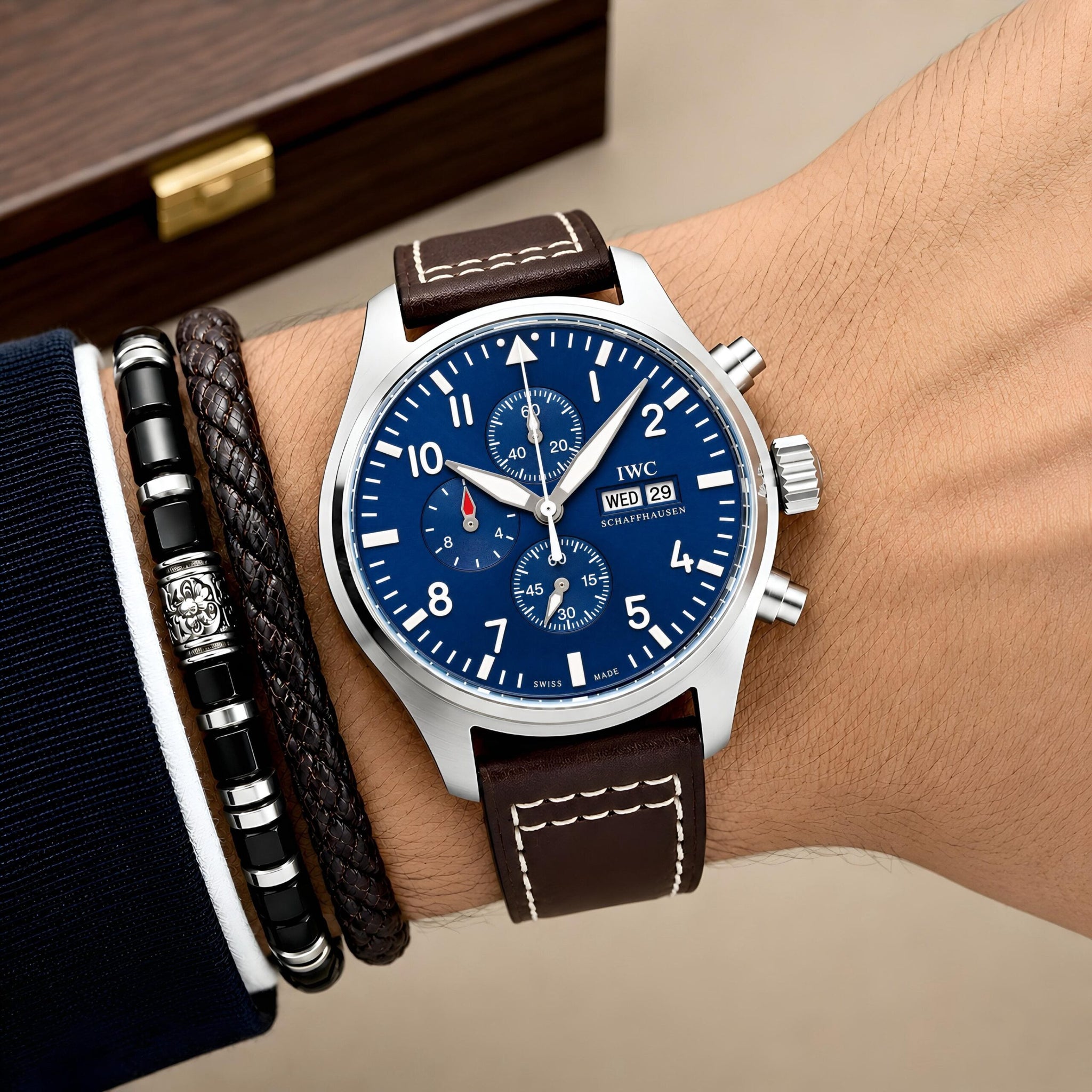 IWC Pilot Chronograph Blue Edition