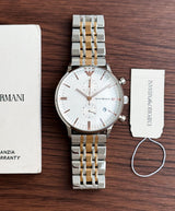 Emporio Armani Slim White Dial
