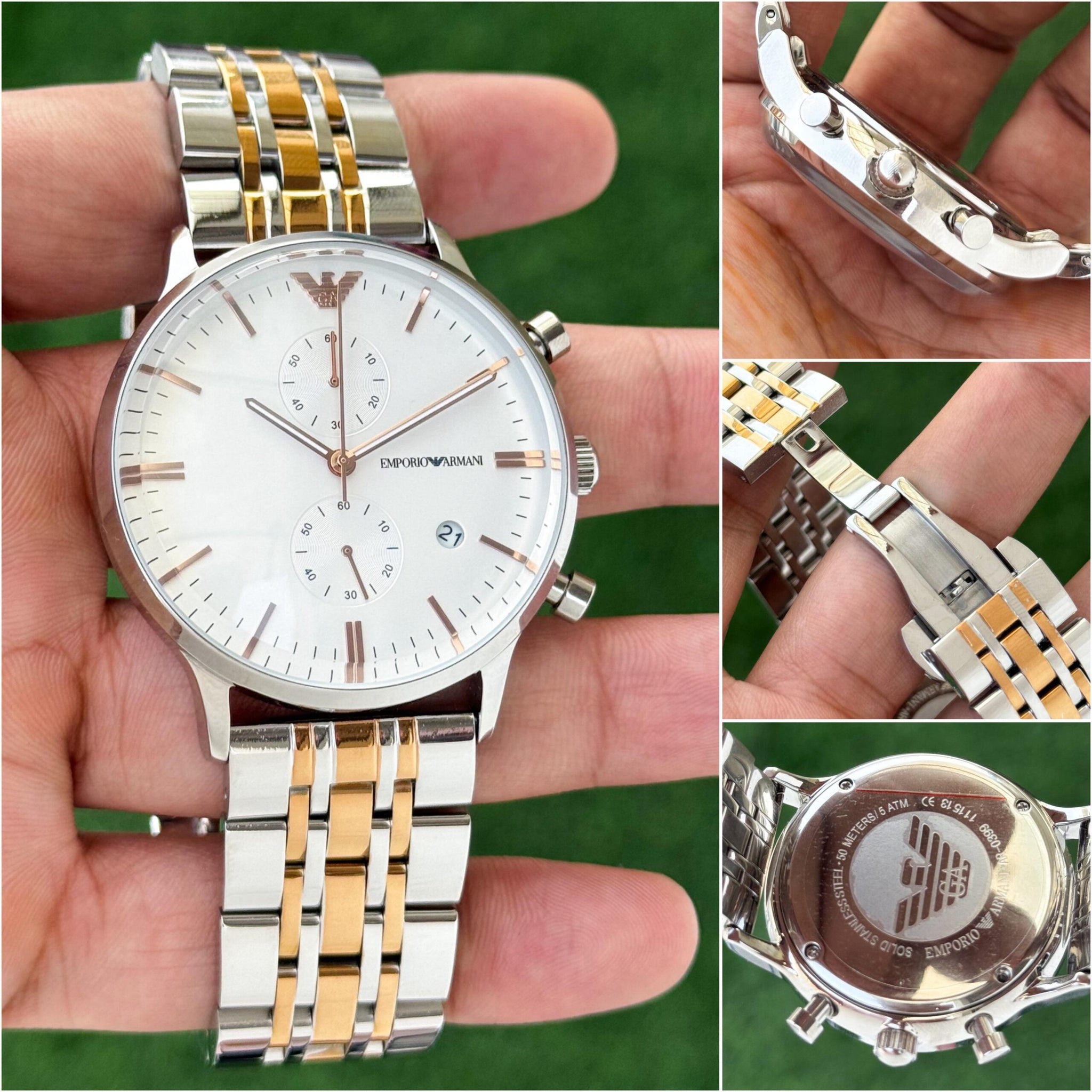 Emporio Armani Slim White Dial