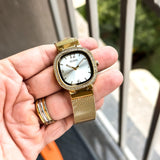 Guess Tapestry Golden Tone