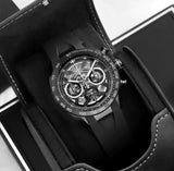 Tag Heuer White And Black Chronograph