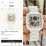 Rado True Square Automatic Skeleton