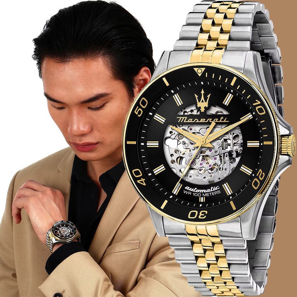 Maserati Sfida Black Dial Automatic