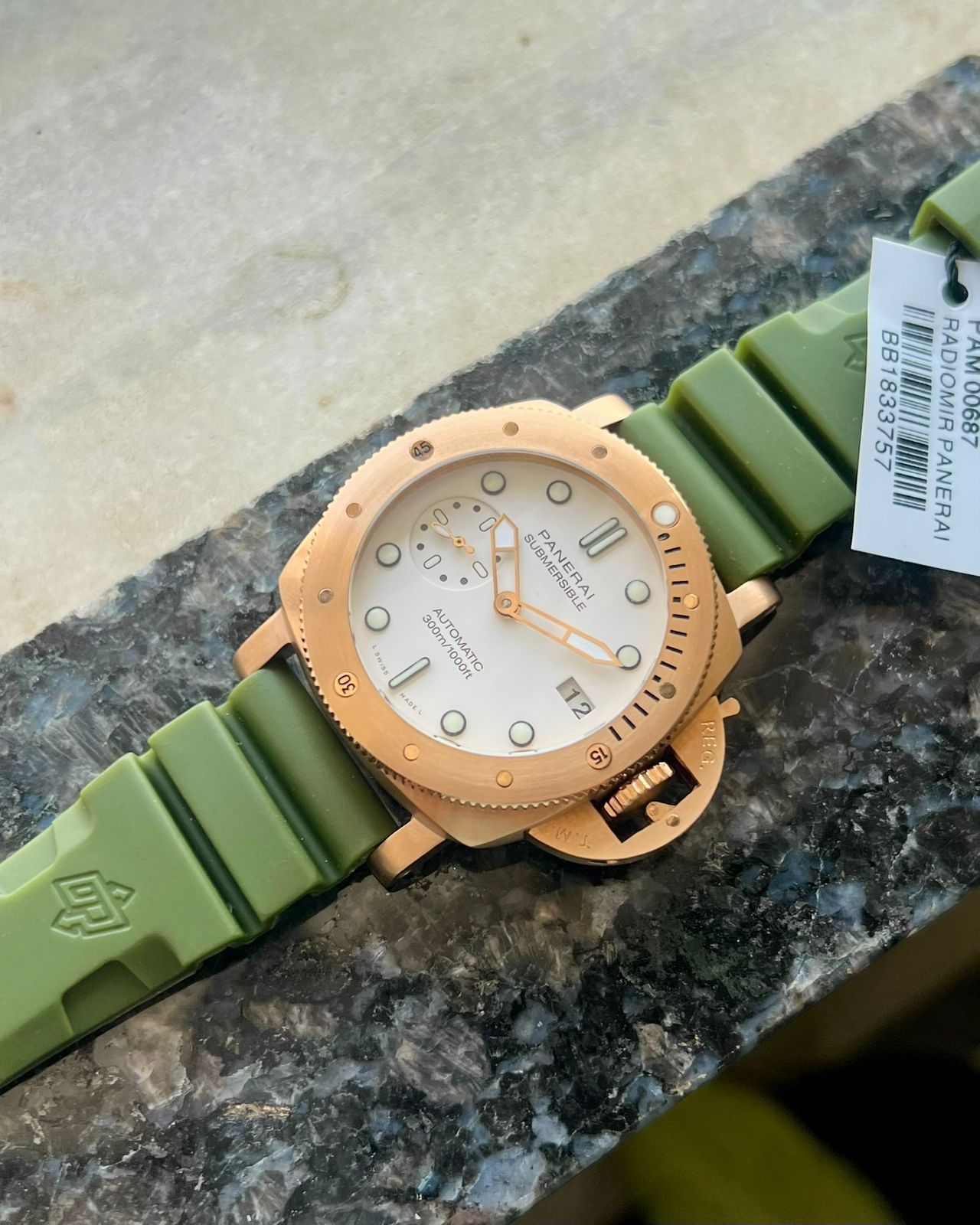 Panerai Submersible Bianco Pam00687