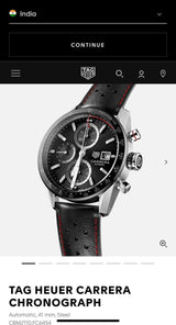 Tag Heuer Dark Black Dial