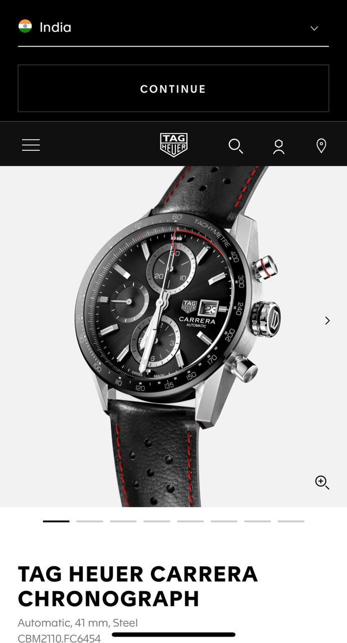 Tag Heuer Dark Black Dial