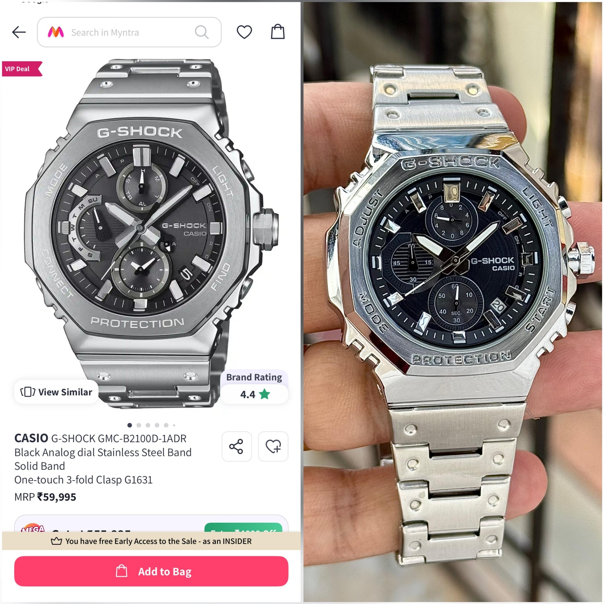 G Shock GMC B2100D Metal Edition