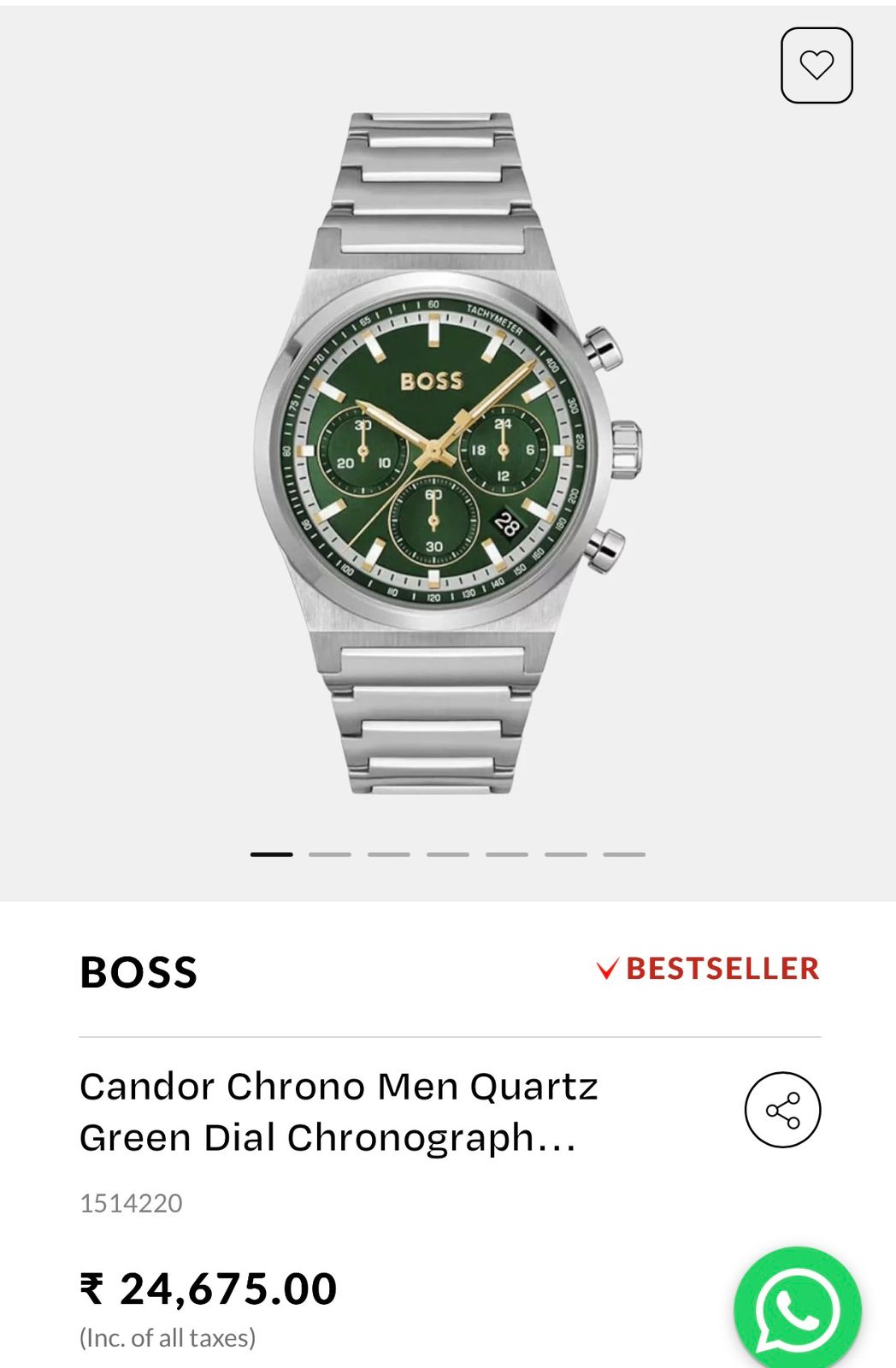 Hugo Boss Candor Chronograph