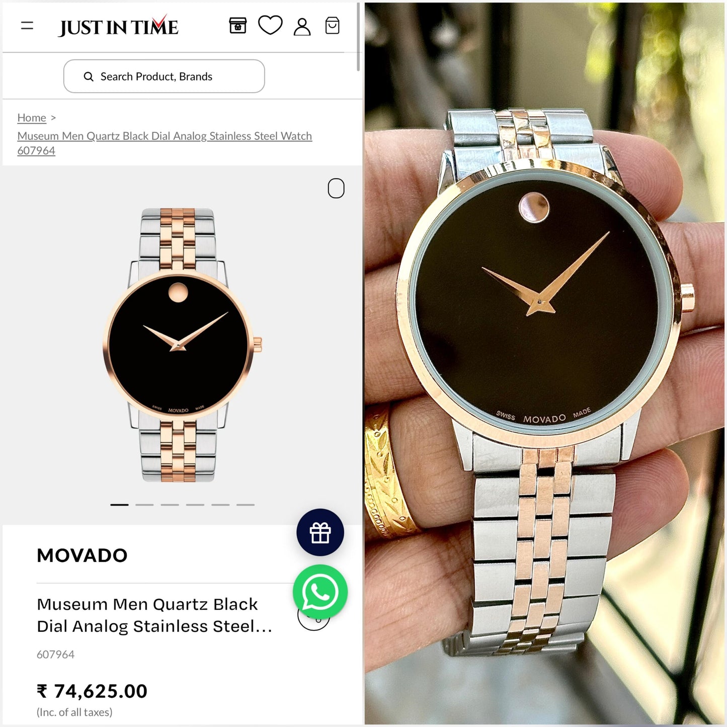 Movado Museum Two-Tone Classic