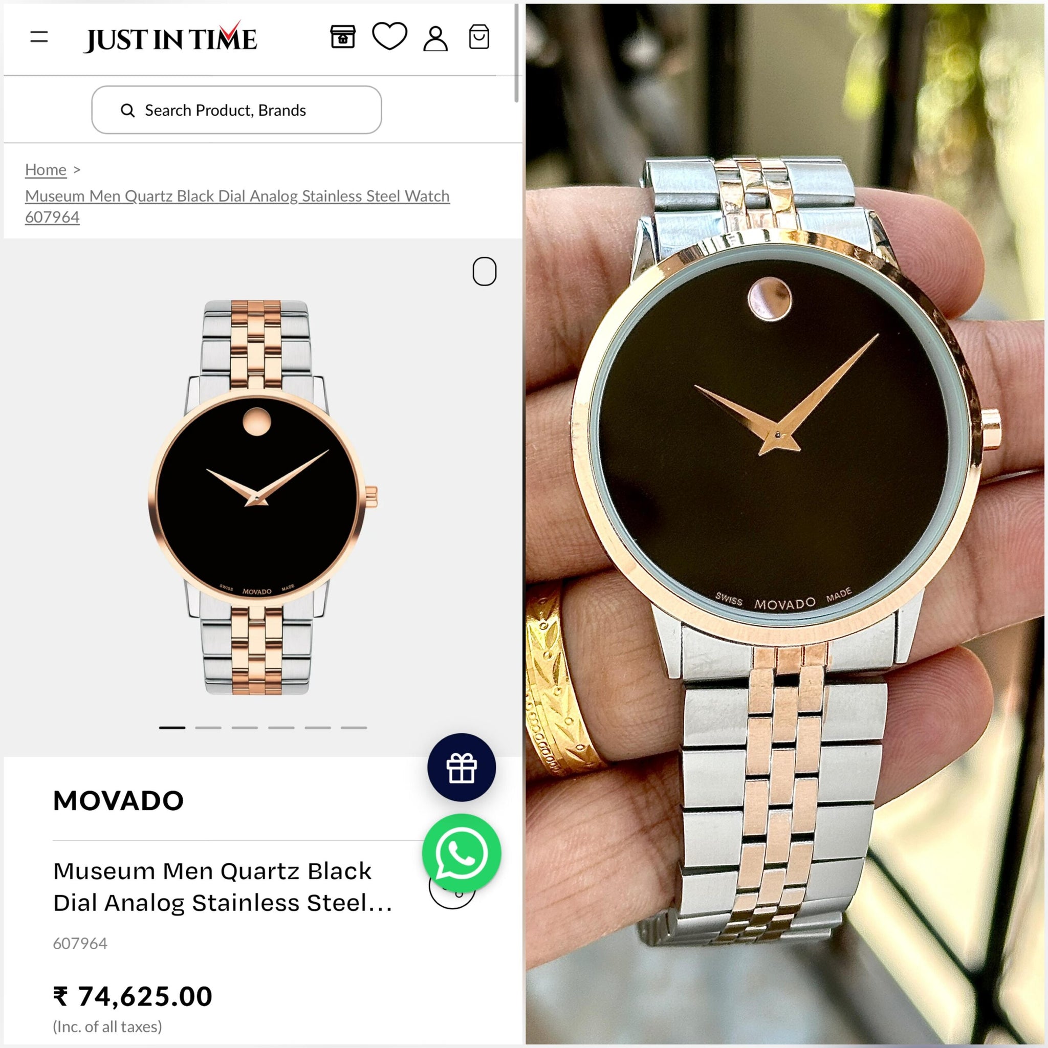 Movado Museum Two-Tone Classic