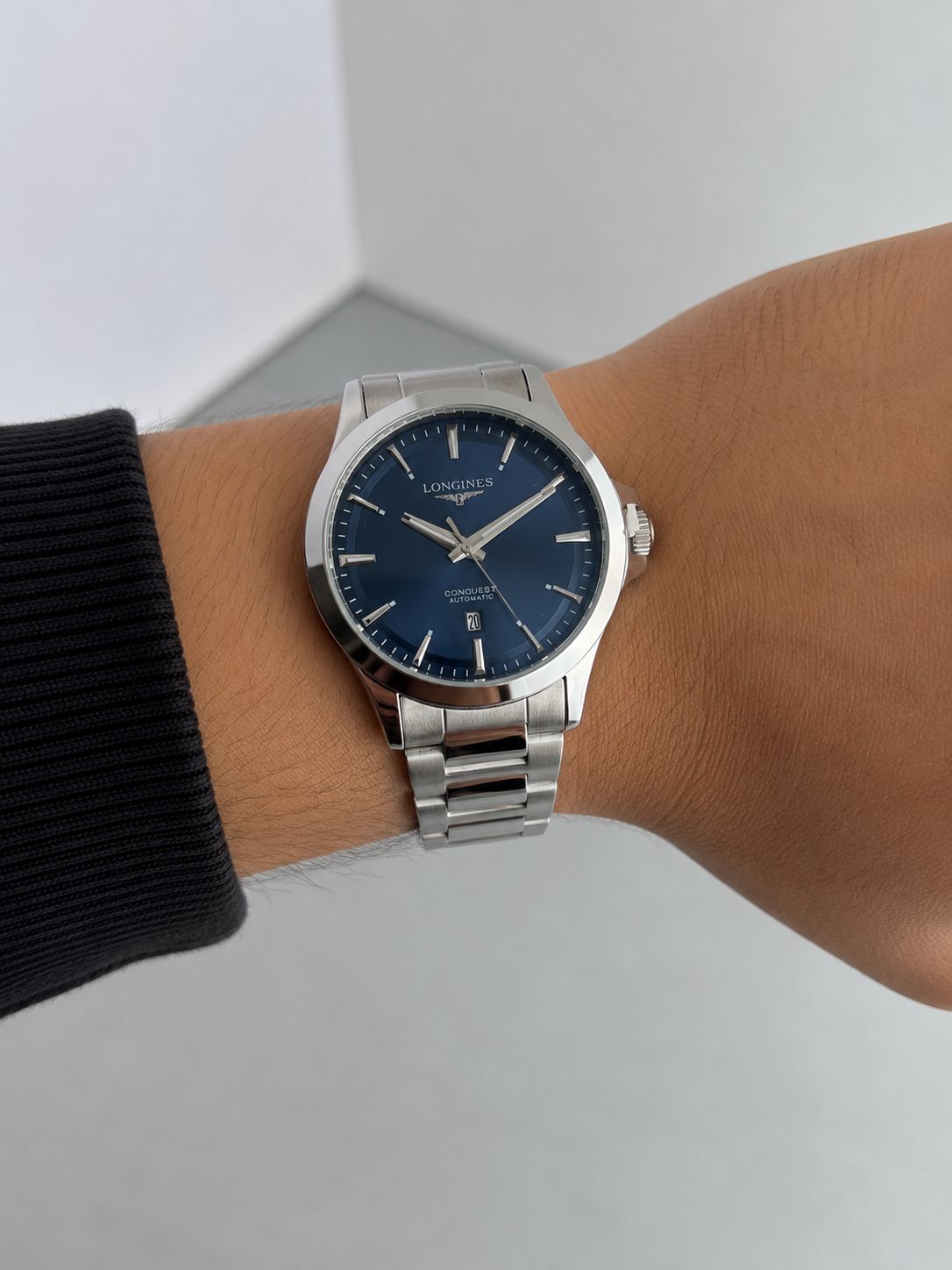 Longines Conquest Blue Sunray Automatic