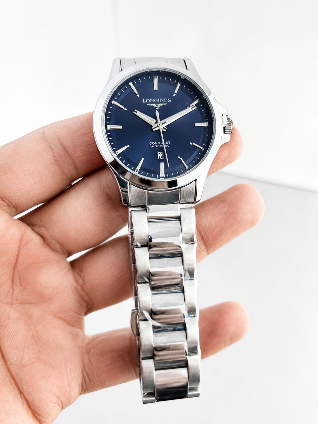 Longines Conquest Blue Sunray Automatic