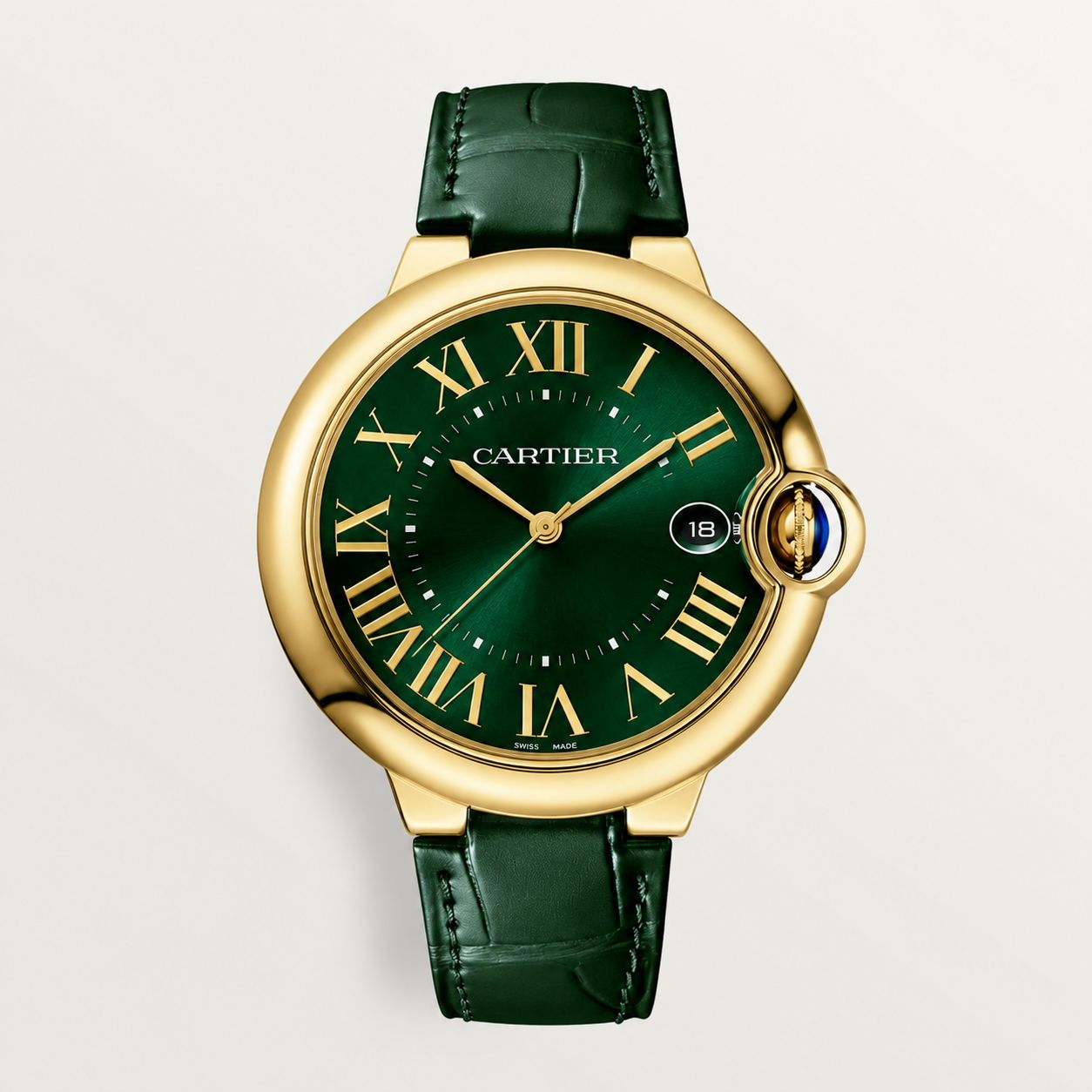 Cartier Ballon Bleu Green Dial