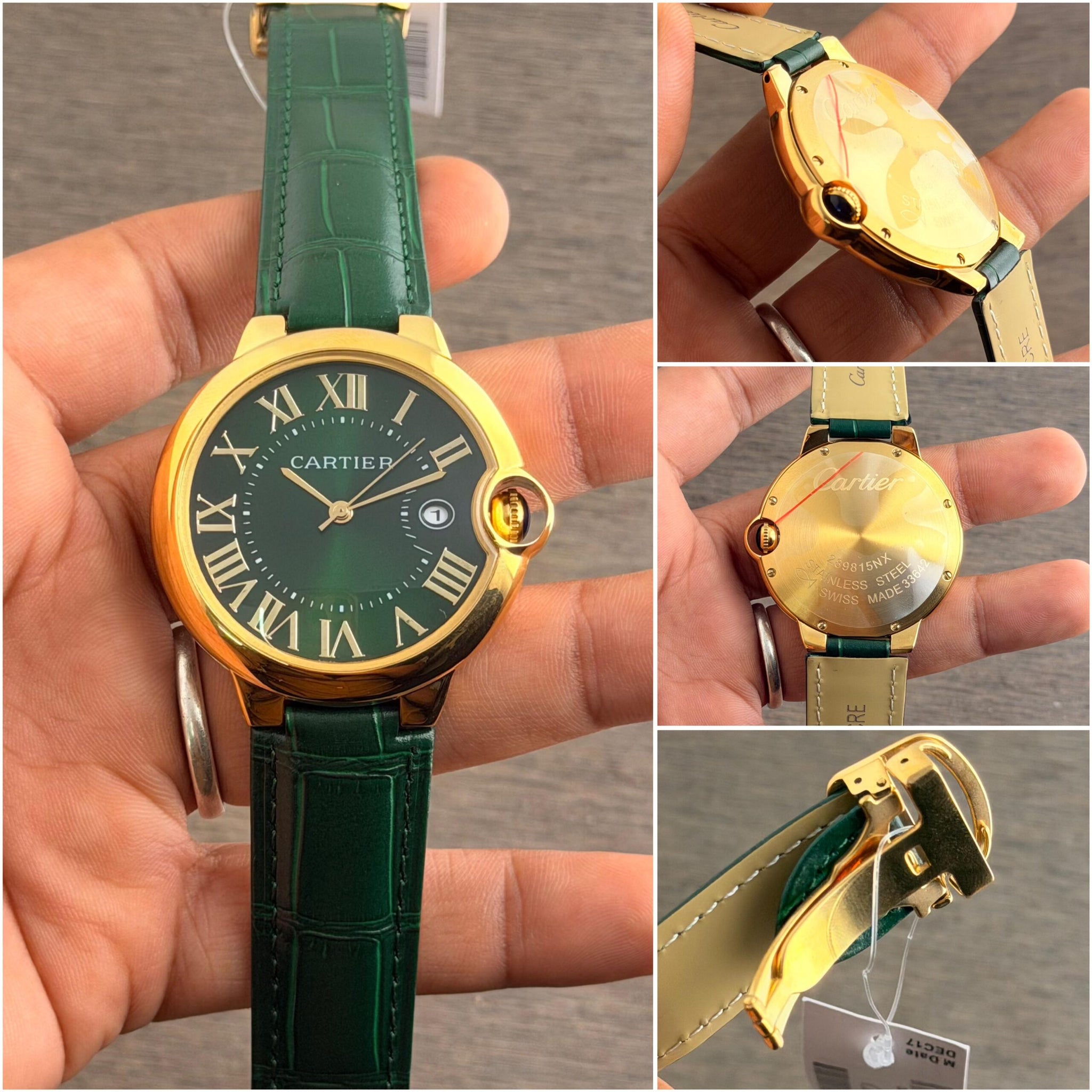 Cartier Ballon Bleu Green Dial