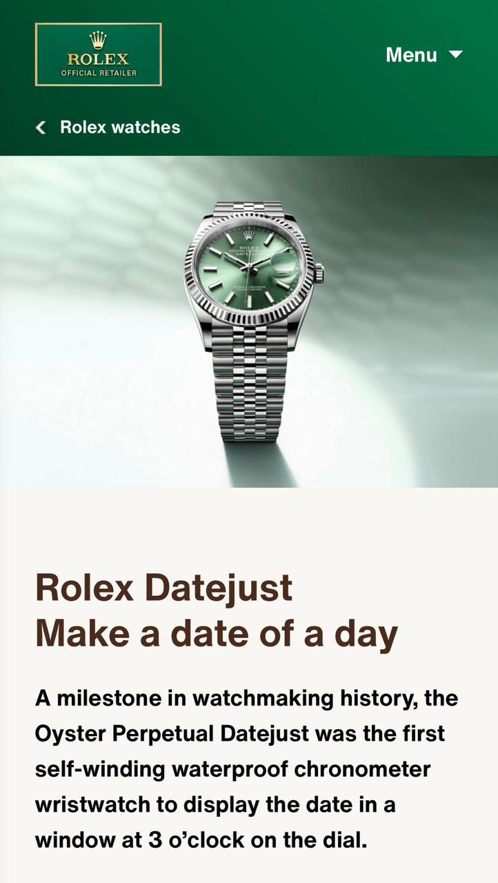 Rolex Oyster Perpetual Datejust