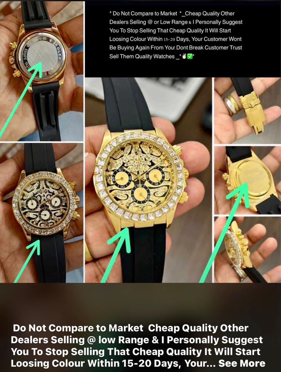 Rolex Rainbow Golden Tiger Daytona
