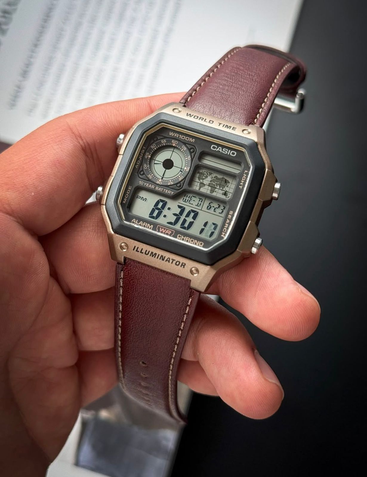 Casio AE-1200WHL-5AV Digital