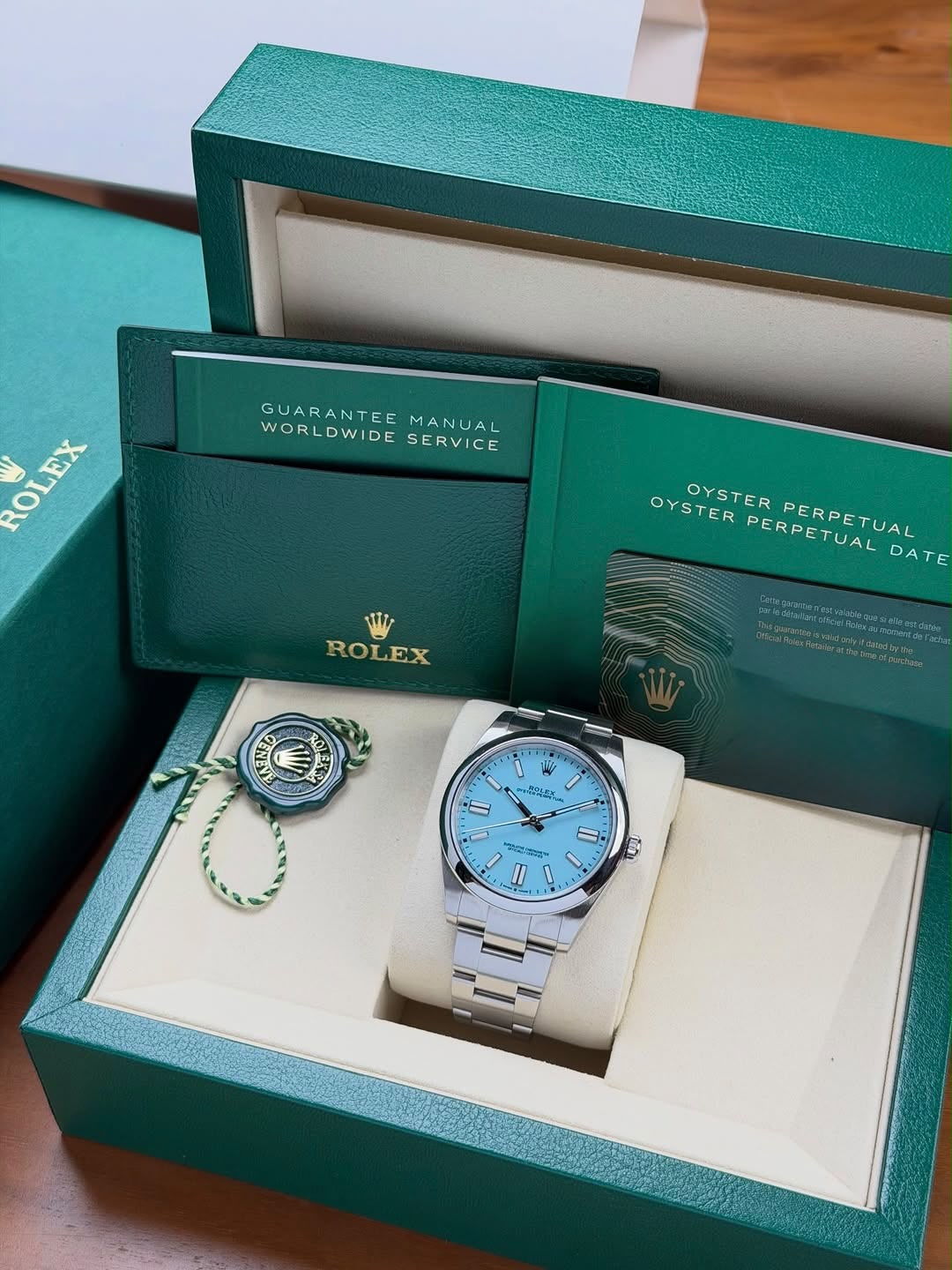 Rolex Oyster Perpetual Tiffany Blue