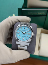 Rolex Oyster Perpetual Tiffany Blue