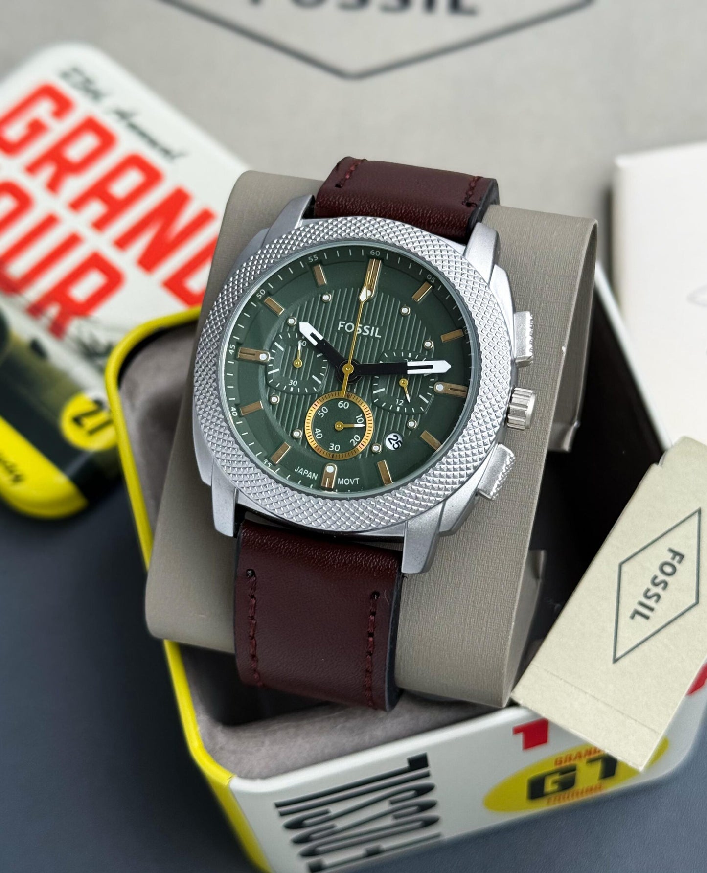 Fossil Classic Green Chronograph
