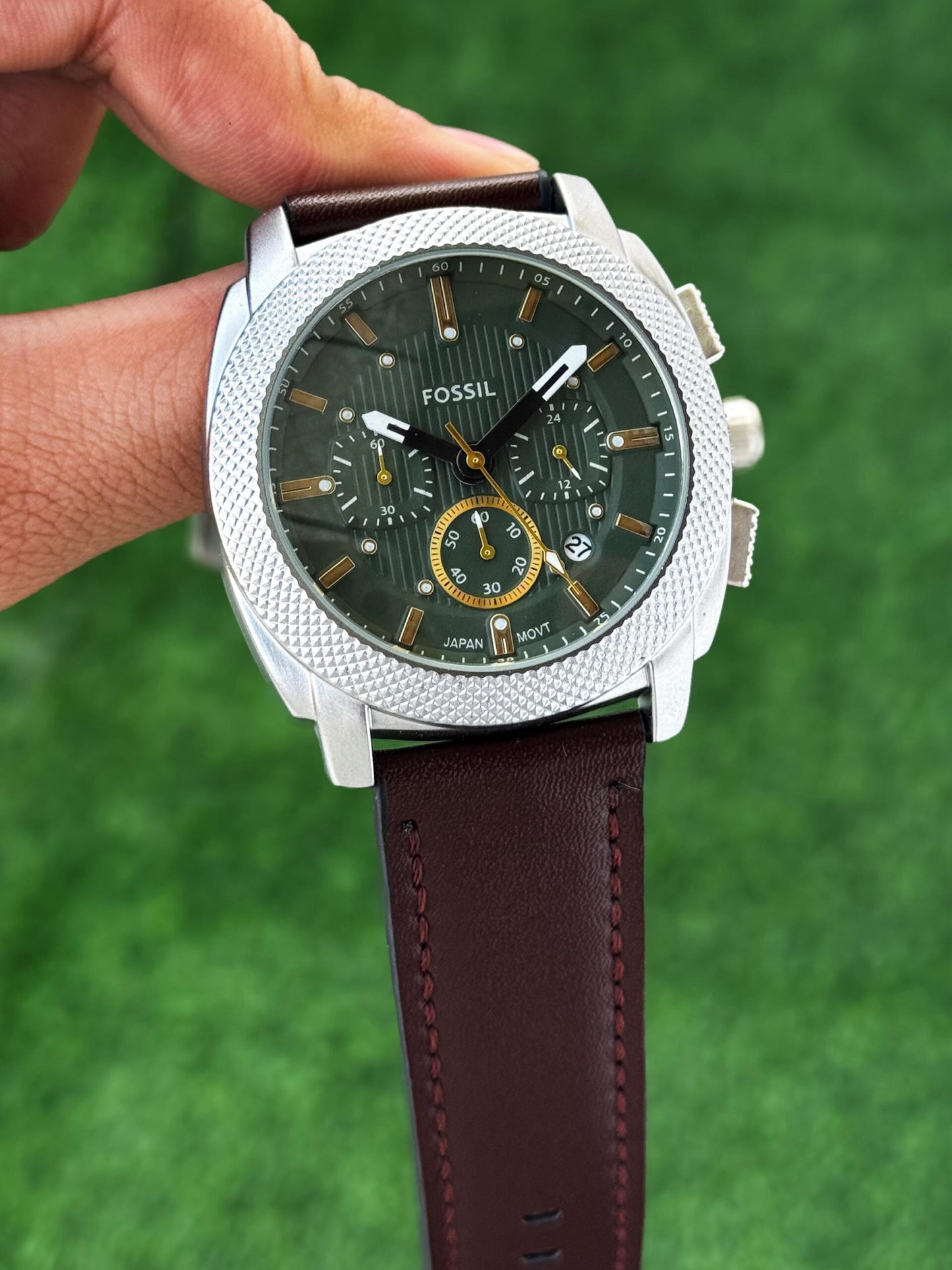 Fossil Classic Green Chronograph
