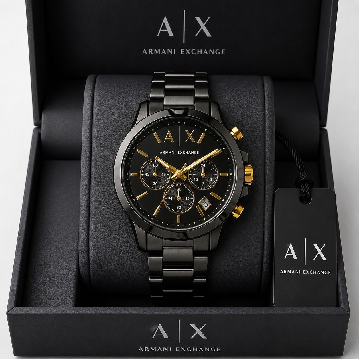 Armani Exchange Black Chronograph