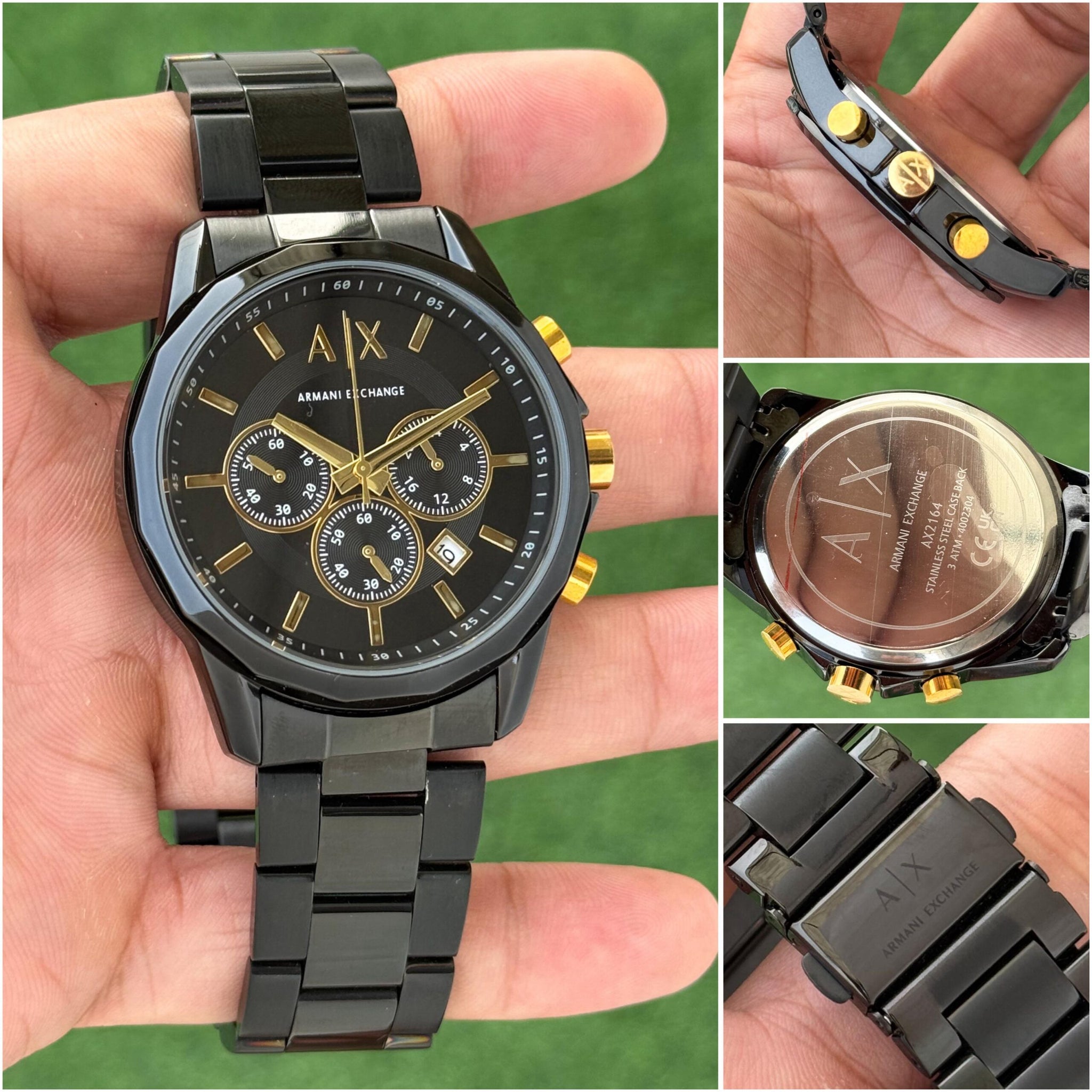 Armani Exchange Black Chronograph