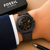 Fossil Black Dial Quartz