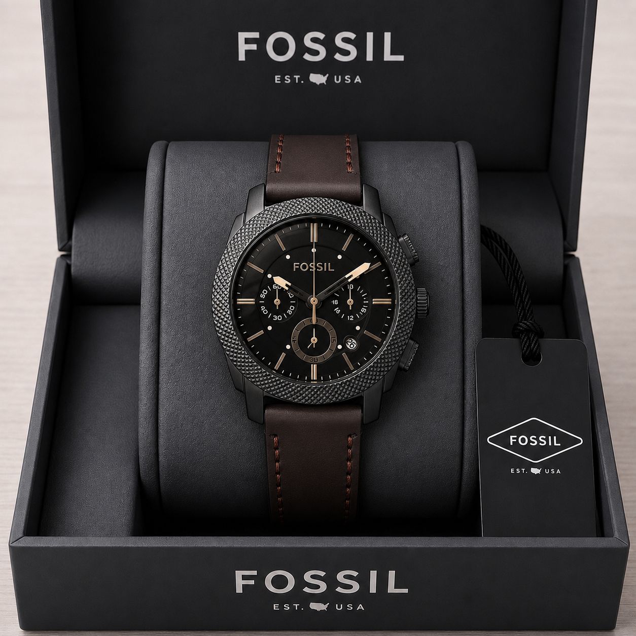 Fossil Black Dial Quartz