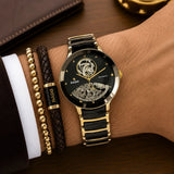 Rado Centrix Golden black Automatic Open Heart Jubile