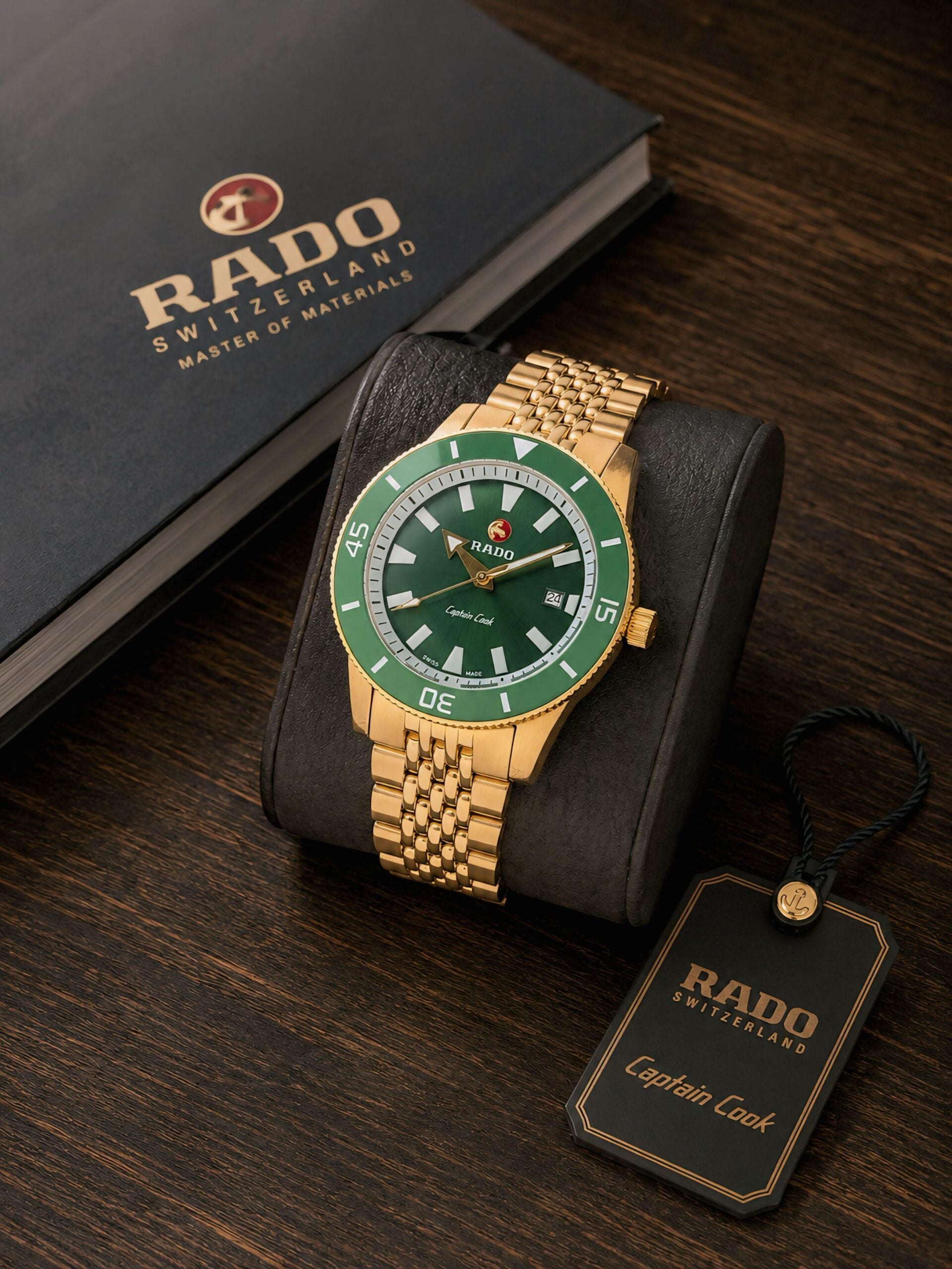 Rado Captain Cook Green Dial Automatic