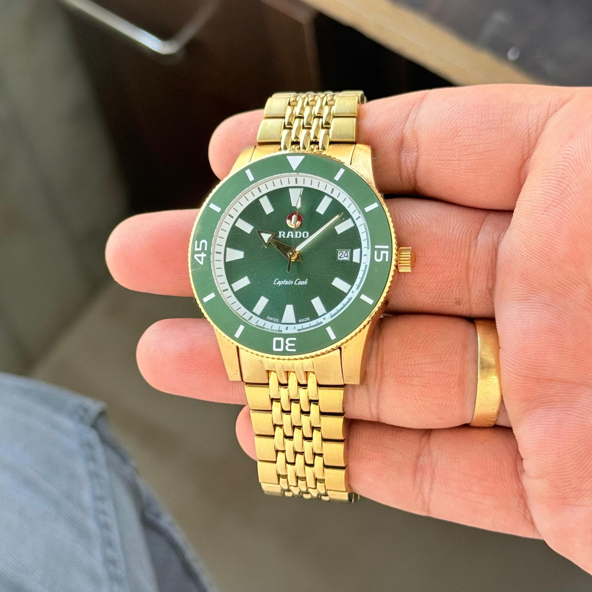 Rado Captain Cook Green Dial Automatic