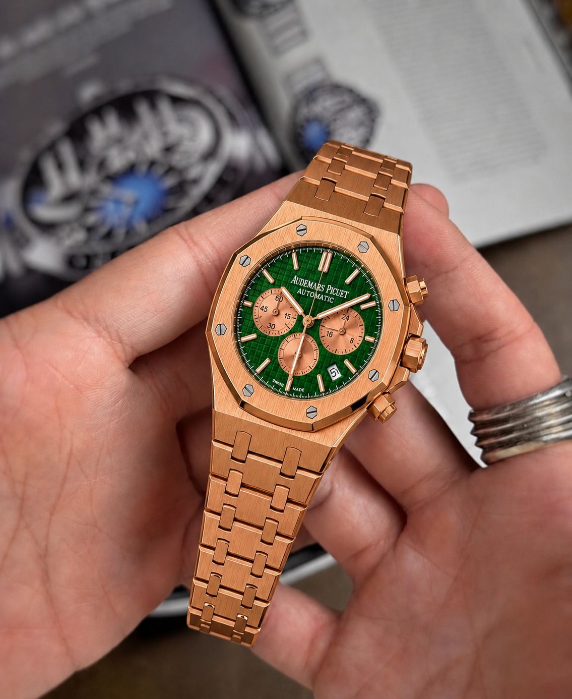 Audemars Piguet Royal Oak Chronograph Green Dial