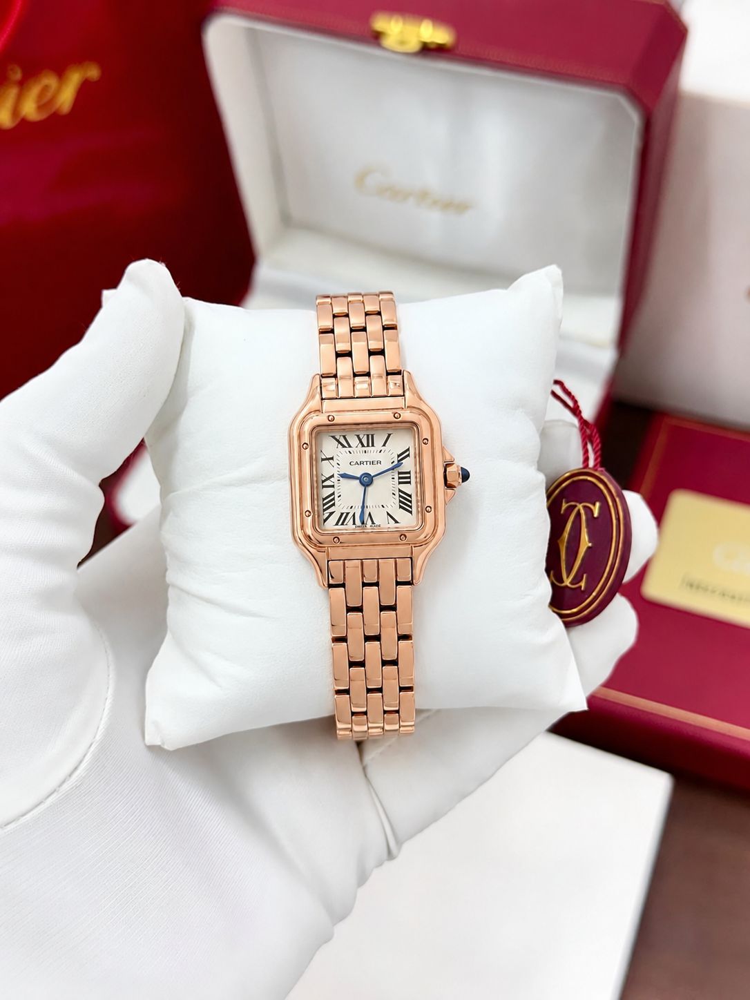 Cartier Santos De White Dial