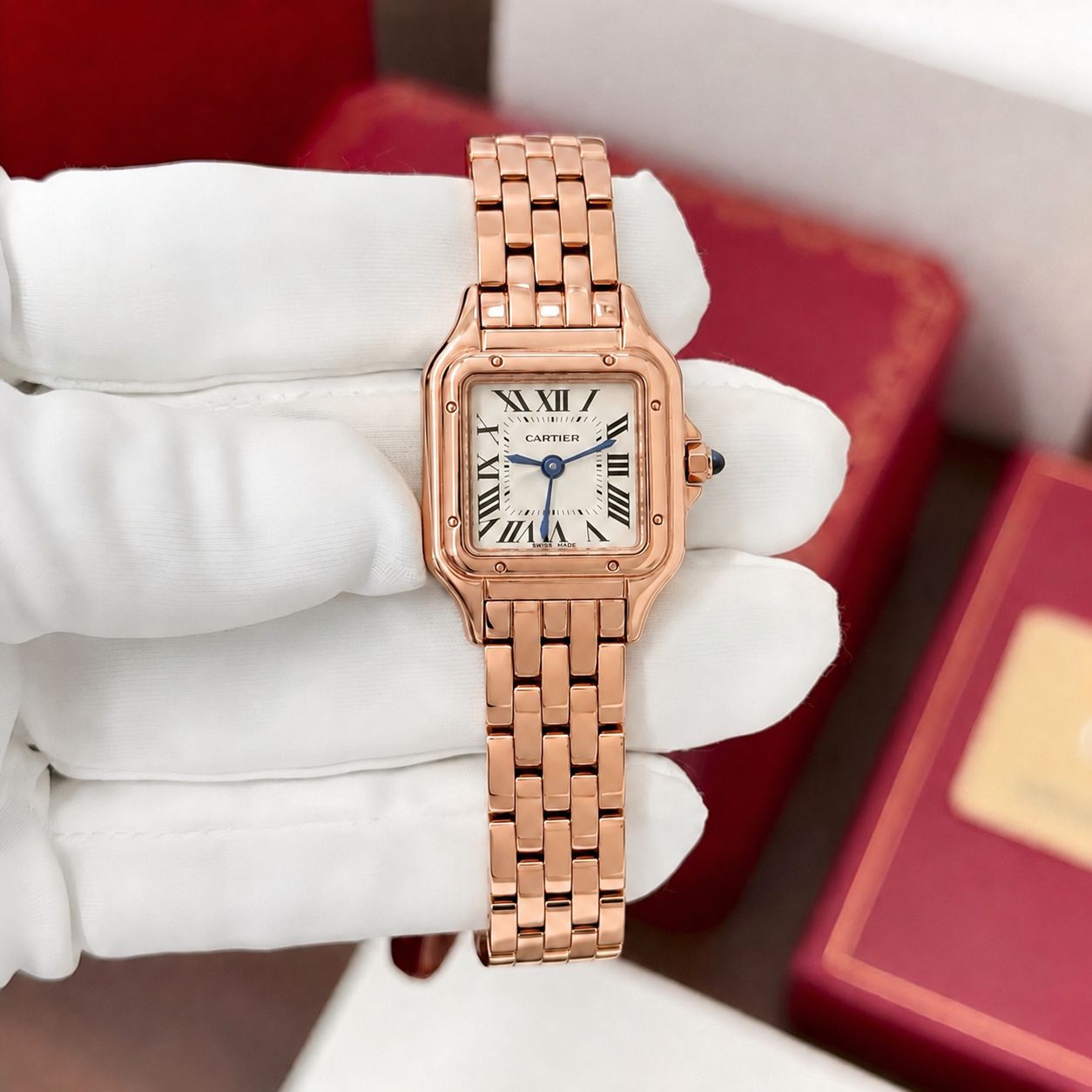 Cartier Santos De White Dial