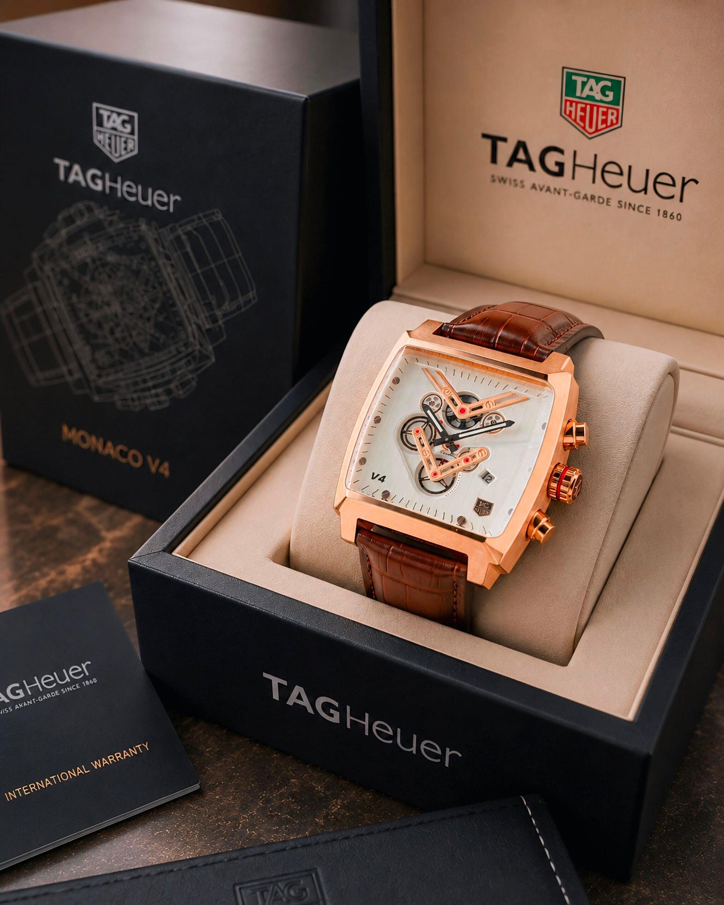 Tag Heuer White Dial Chronograph