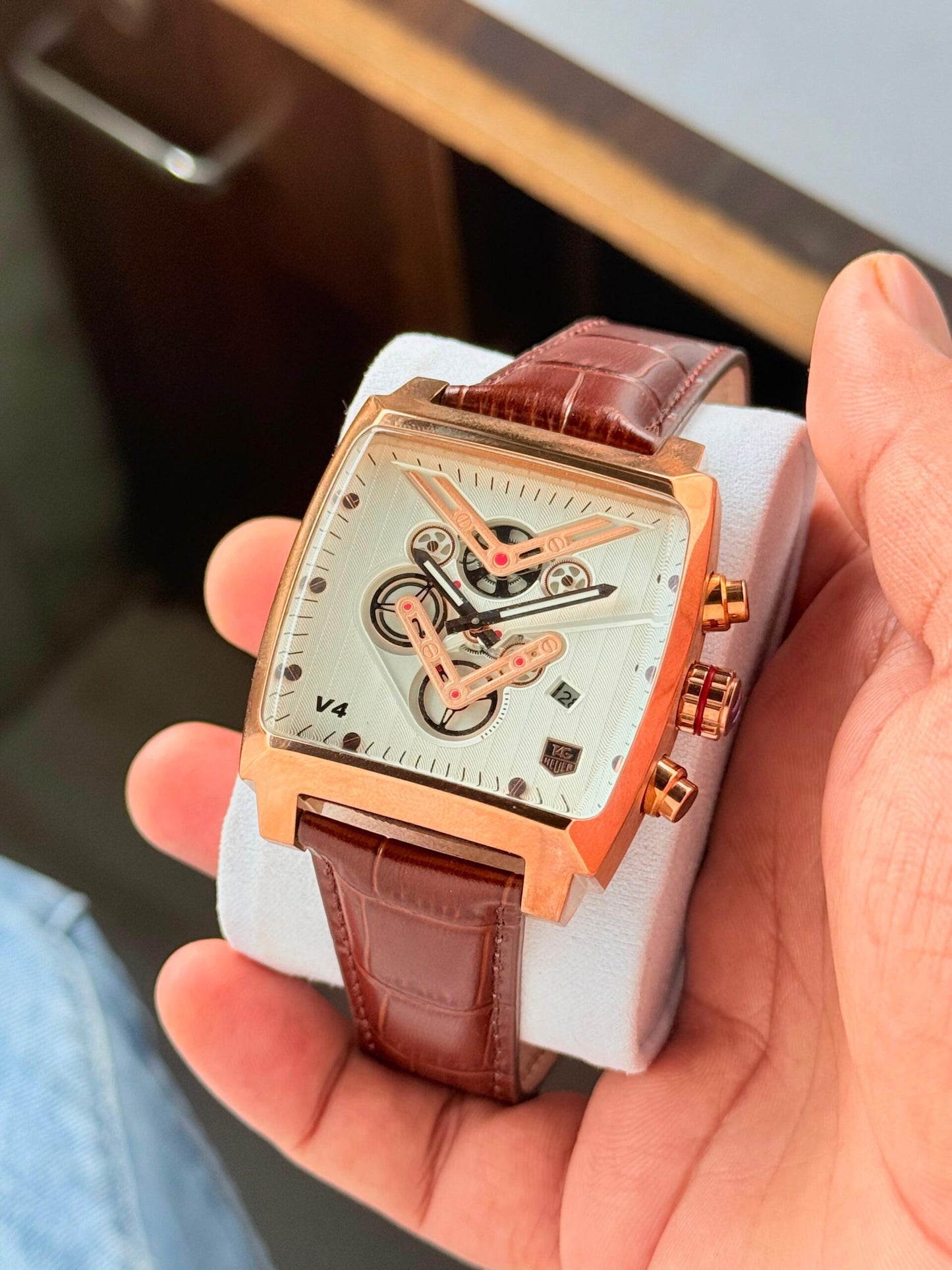 Tag Heuer White Dial Chronograph