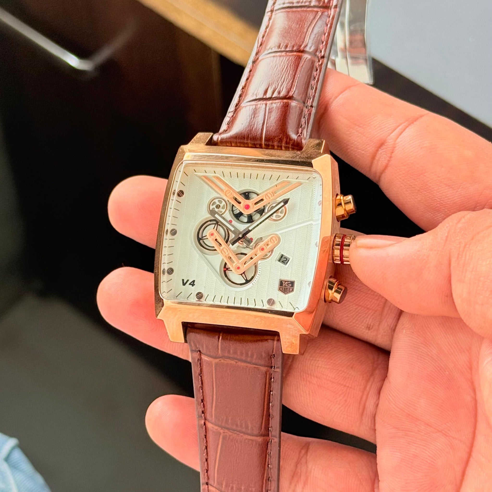 Tag Heuer White Dial Chronograph
