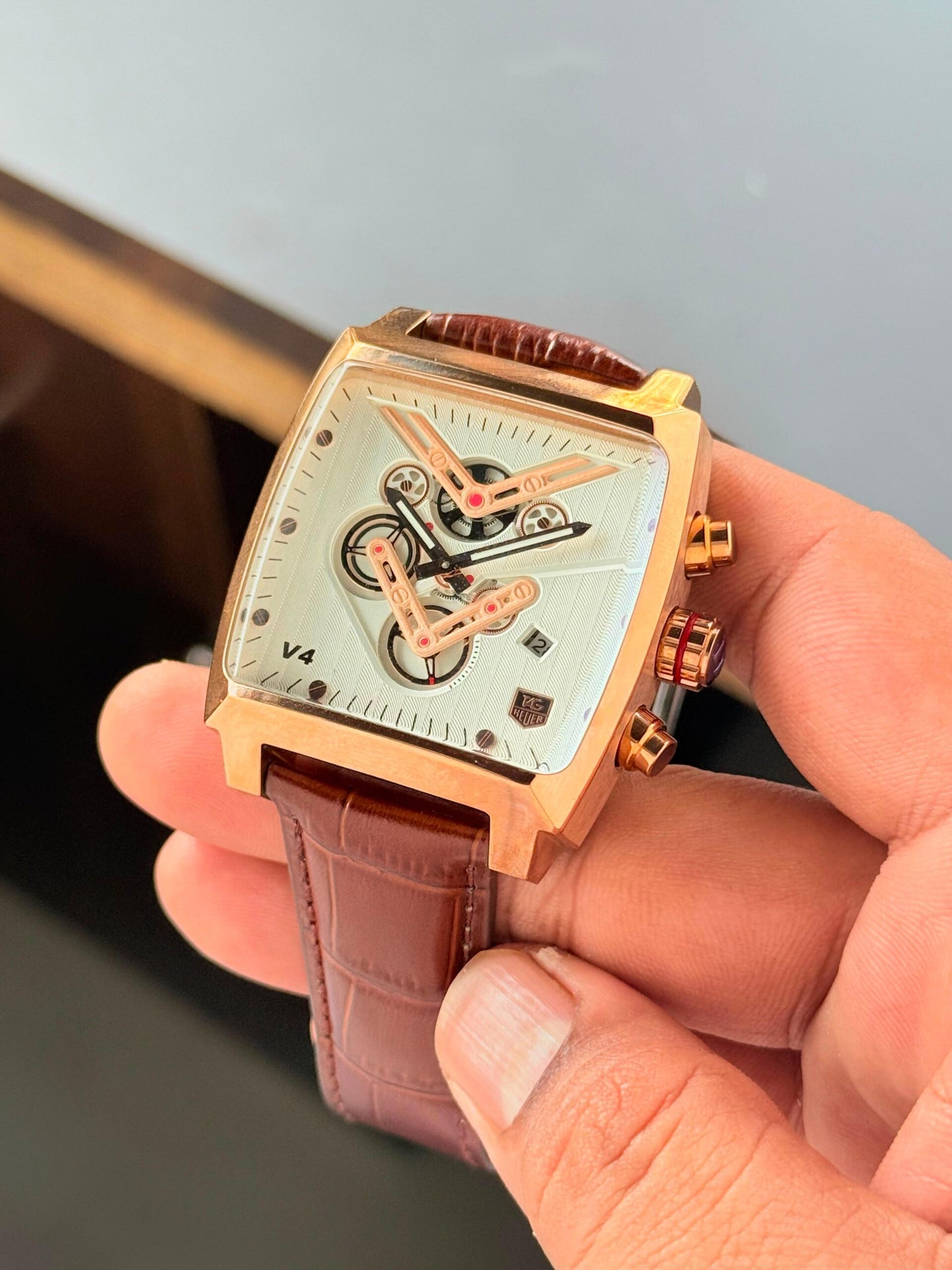 Tag Heuer White Dial Chronograph