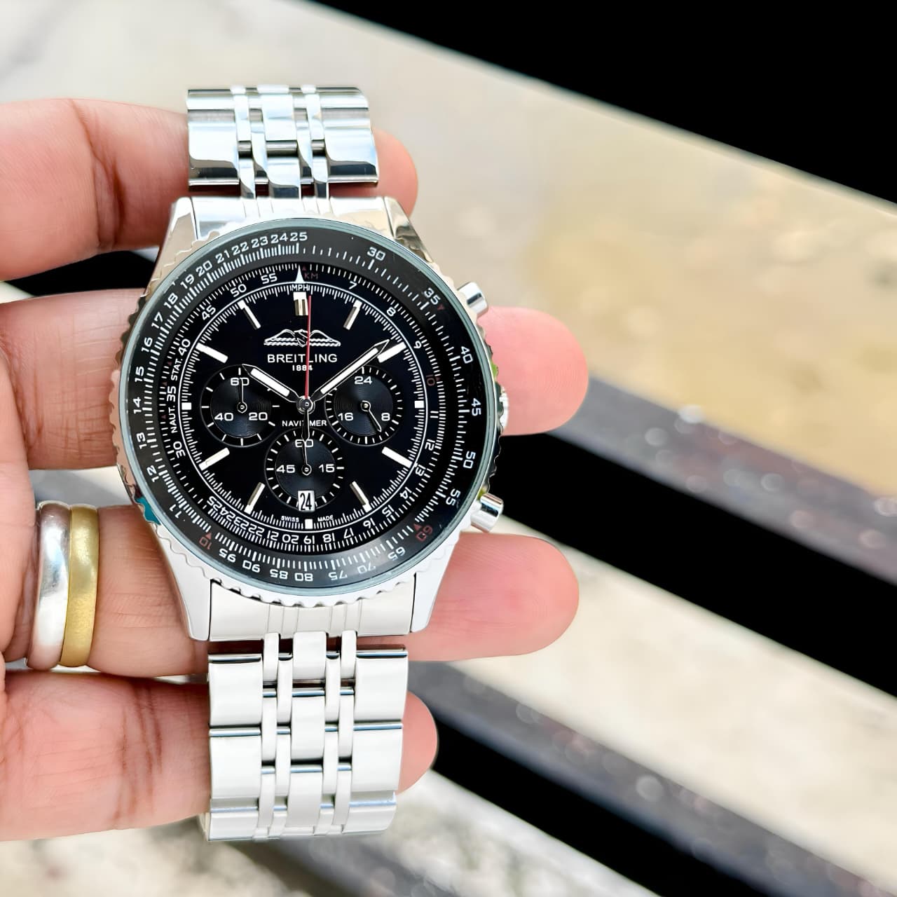 Breitling Navitimer Black Chronograph